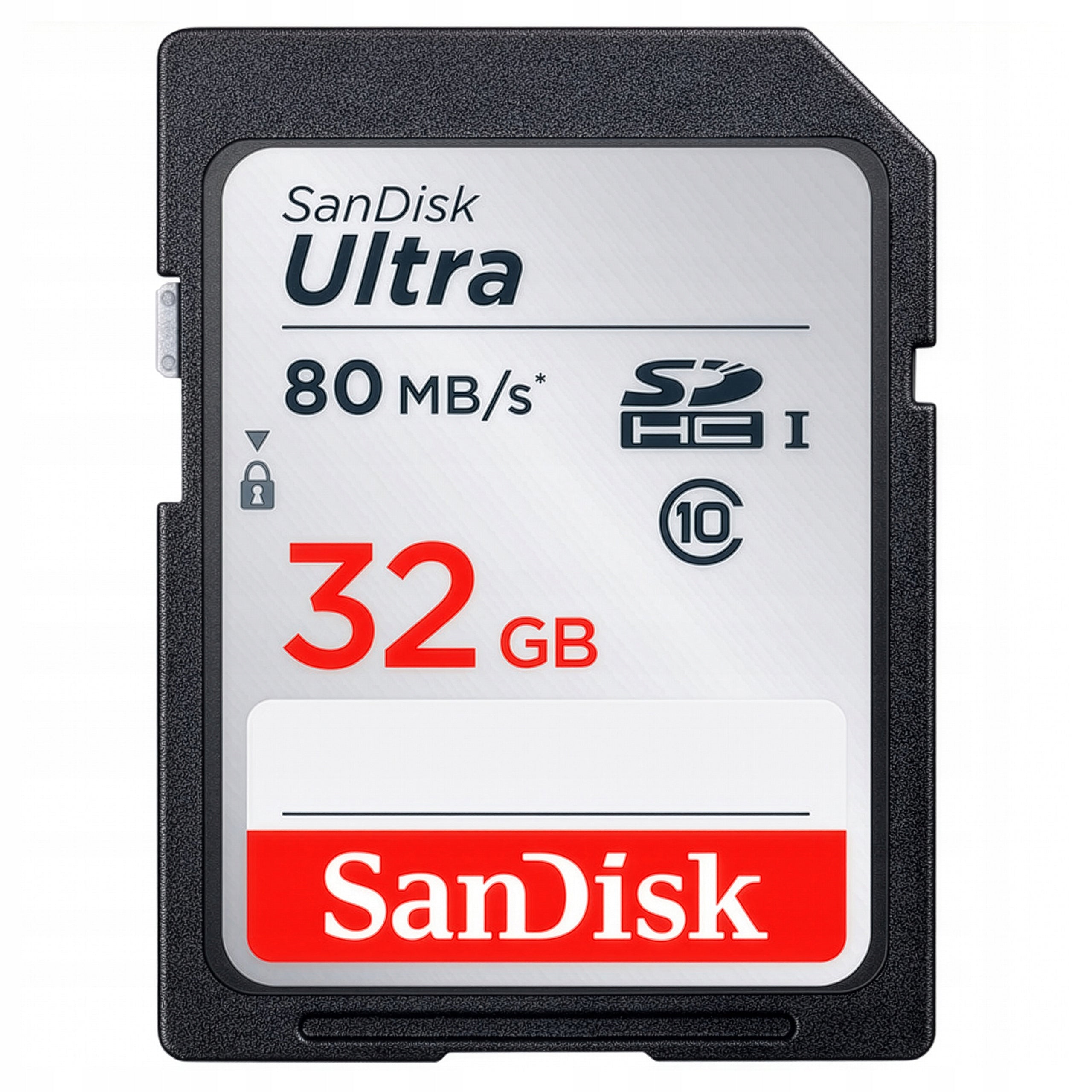 MEMORY CARD SANDISK ULTRA SDHC 32GB 80MB/S CL10