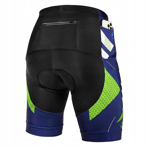 MEN'S 5D GEL PADDED BREATHABLE CYCLING SHORTS FOR BIKE
