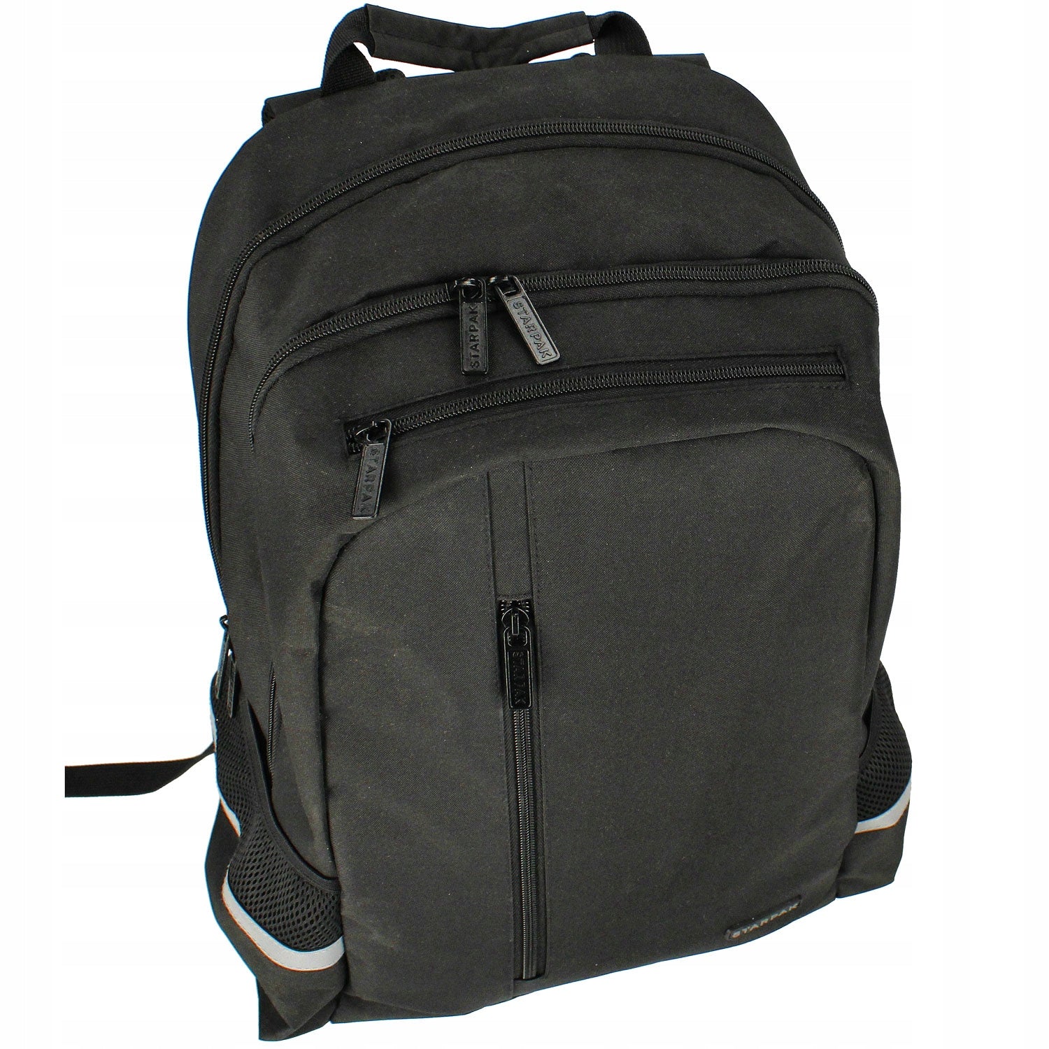 MEN'S BACKPACK FOR SCHOOL WORK BLACK LARGE FOR LAPTOP ROOMY Brand Starpak