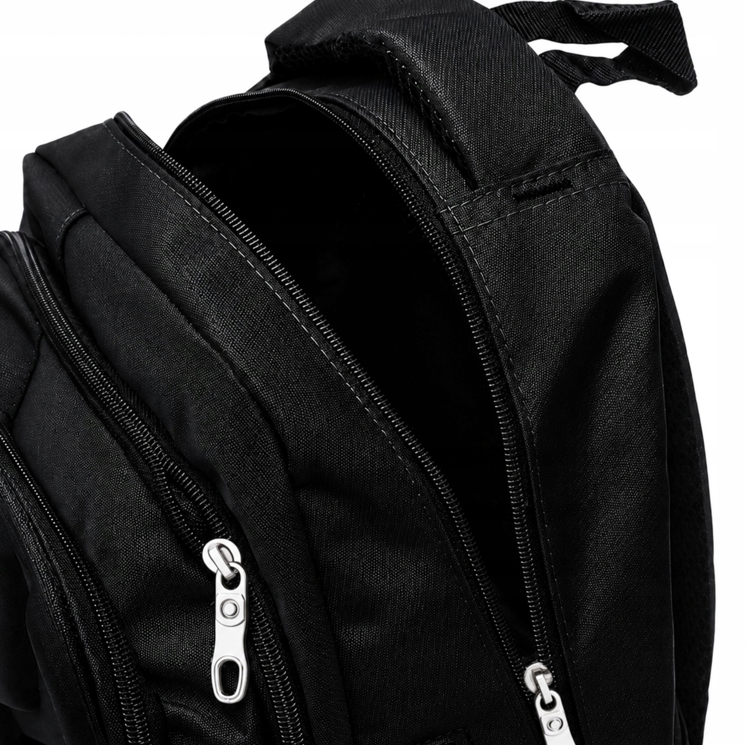 MEN'S BACKPACK FOR SCHOOL WORK CITY WATERPROOF USB BLACK Kind city