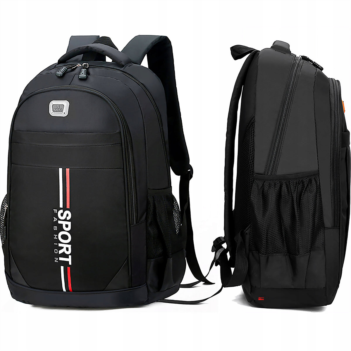 MEN'S BACKPACK WOMEN'S YOUTH SCHOOL FOR SCHOOL WORK LARGE SOLID A4