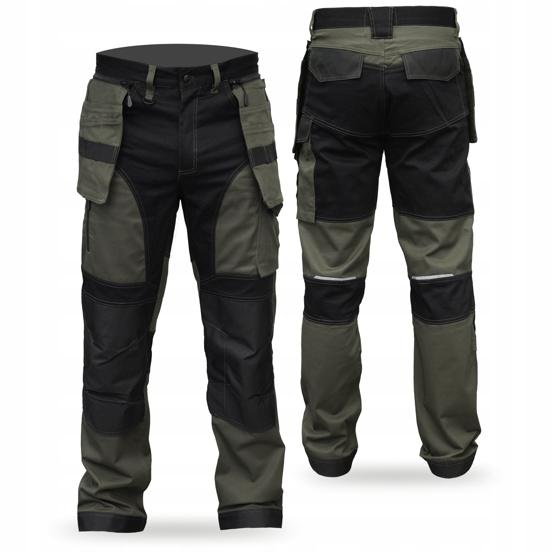 MEN'S CARGO PANTS ASSEMBLY ELASTIC COTTON tactical OHS Manufacturer code Spodnie robocze męskie taktyczne bojówki BHP