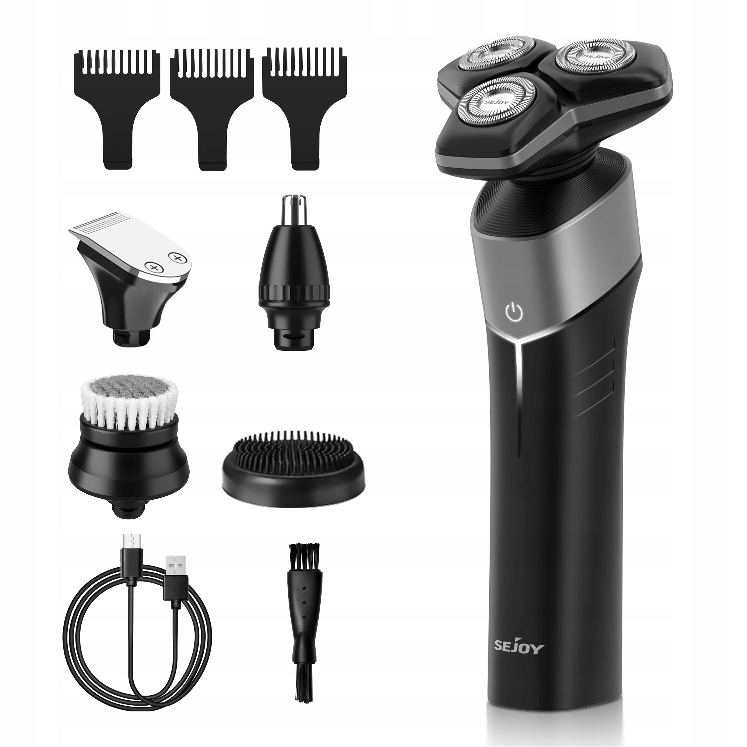 MEN'S ELECTRIC SHAVER CORDLESS 5-IN-1 NOSE BEARD MACHINE