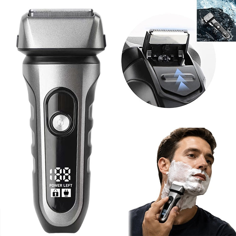 MEN'S FOIL ELECTRIC BEARD SHAVER CORDLESS GIFT wet dry shaving