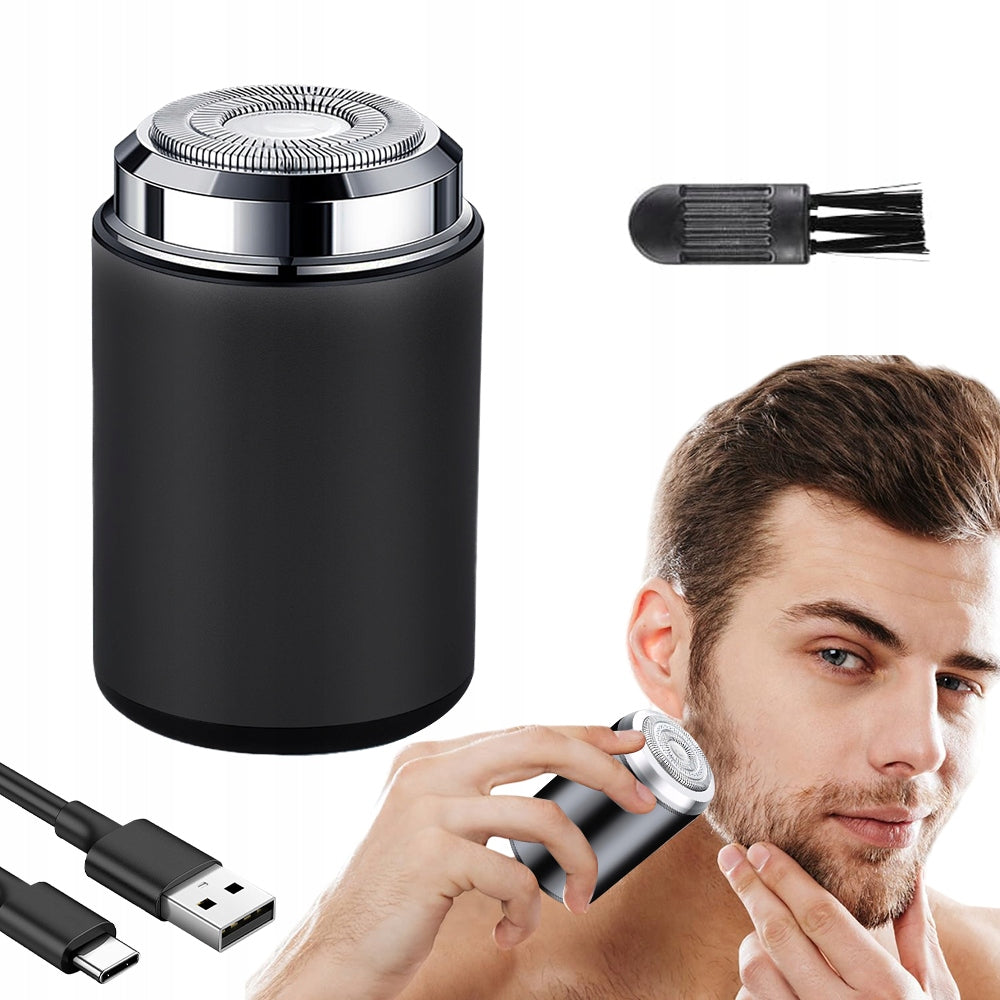 MEN'S MINI WATERPROOF SHAVER WITH USB CHARGING FOR TRAVEL AND OFFICE