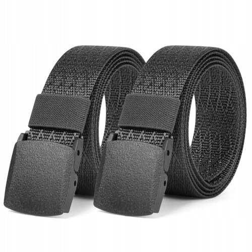MEN'S NYLON STRAP ADJUSTABLE WITHOUT GOLF HOLES NETWORK BLACK Brand no brand