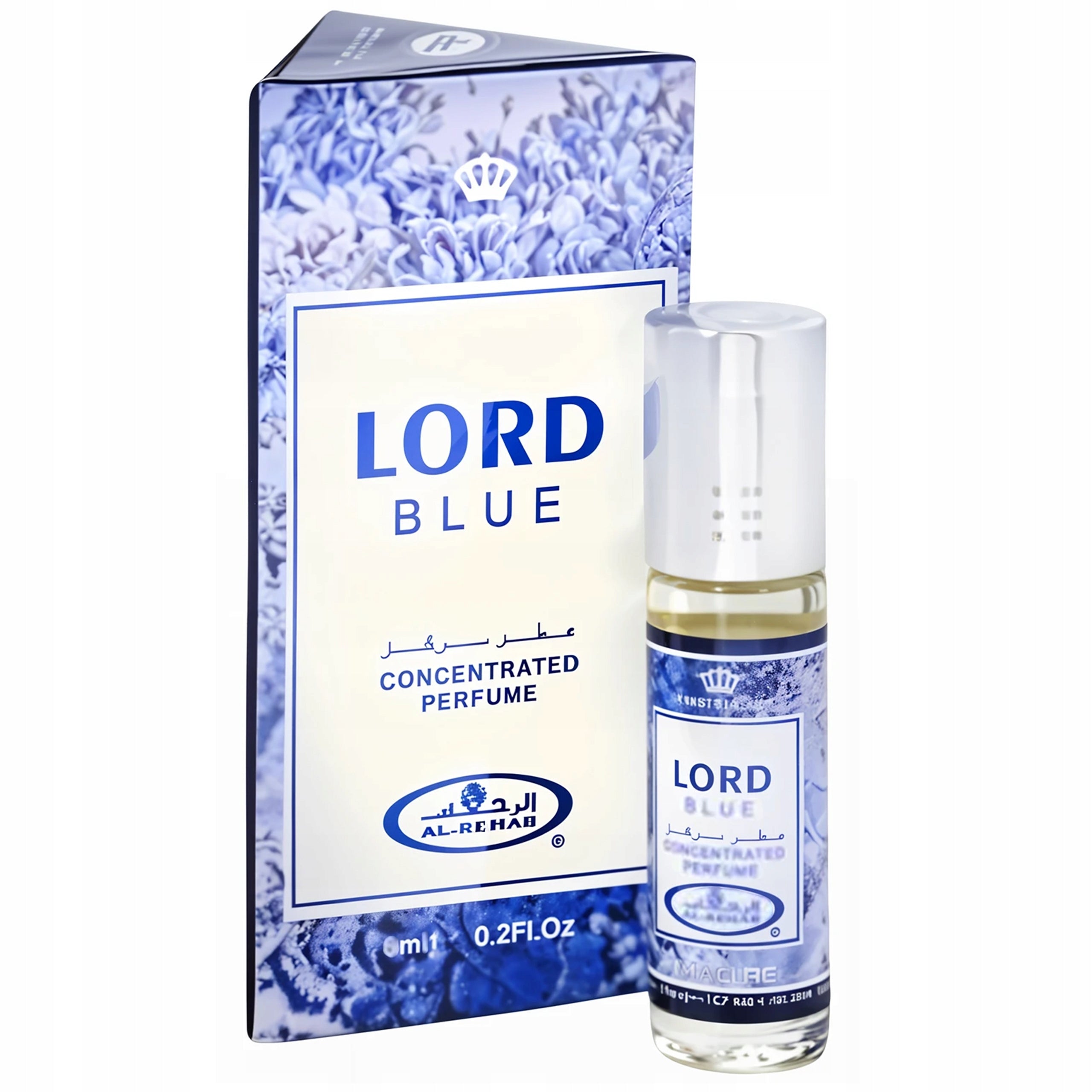 MEN'S PERFUME AL-REHAB LORD BLUE FOR CONFIDENT CITRUS WOODY
