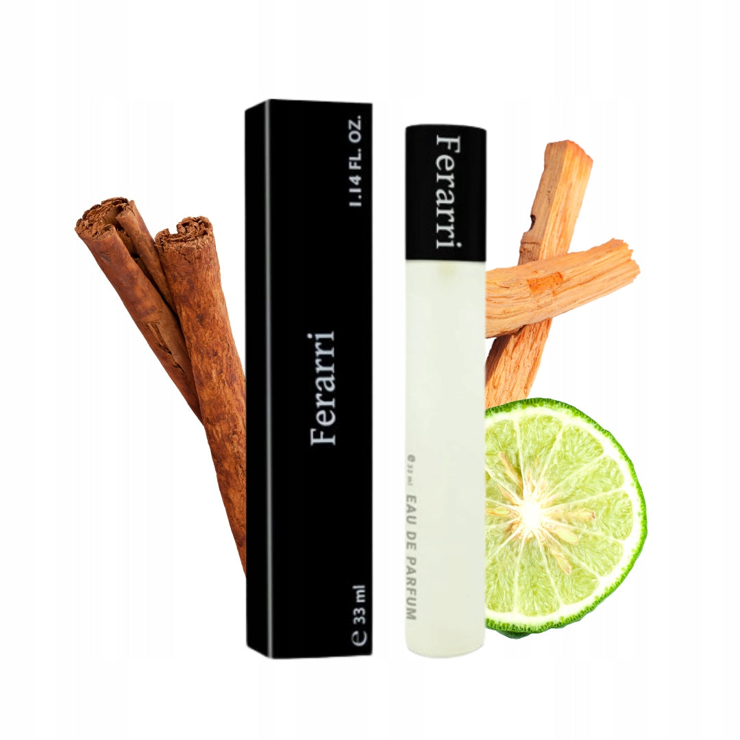 MEN'S PERFUME INSPIRED BY FERARRI SANDALWOOD CARDAMOM LIME 33 ML