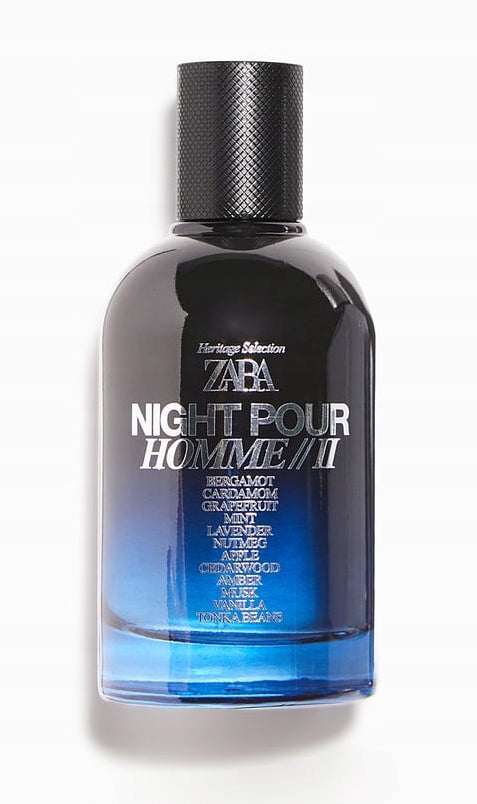MEN'S PERFUME ZARA NIGHT POUR HOMME II 100ML
