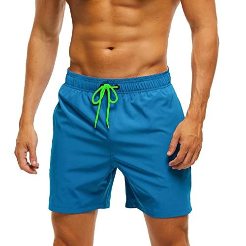 MEN'S QUICK-DRYING WATERPROOF SWIM SHORTS WITH ZIP POCKET Brand no brand
