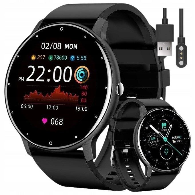 MEN'S SMARTWATCH GRAVITY +BOX +ENGRAVING SMS FB POLISH MENU SPORT 240x240