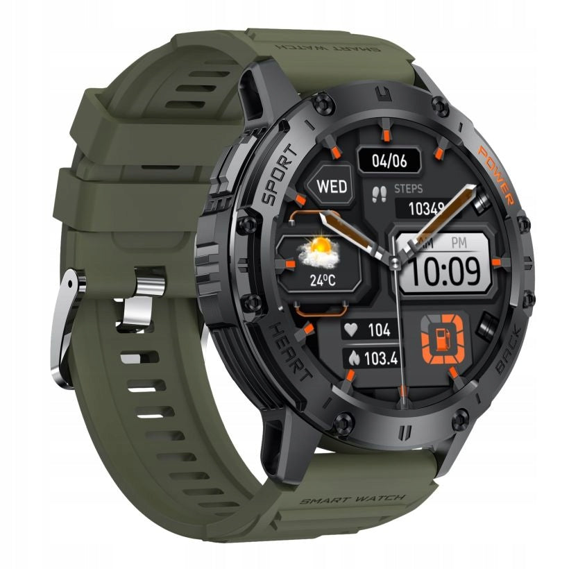 MEN'S SMARTWATCH GRAVITY GT22-5 BLACK WITH SMS CALLS FLASHLIGHT SMS - SET Manufacturer code 5900148050705