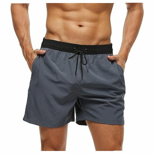 MEN'S SWIM SHORTS QUICK-DRYING WATERPROOF POCKET FOR HOME
