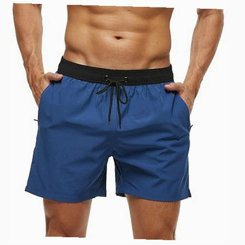 MEN'S SWIMMING TRUNKS QUICK-DRYING ZIPPER ADJUSTABLE XXL