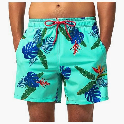 MEN'S SWIMMING TRUNKS QUICK-DRYING ZIPPER WATERPROOF XXL