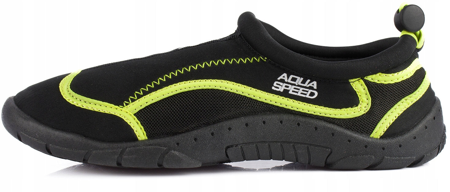MEN'S SWIMMING WATER SHOES - FOR THE BEACH SEA URCHIN CORAL REEF Color black