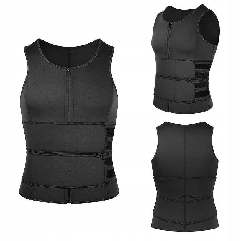 MEN'S VEST NEOPRENE GYM MODELING XXXL Brand ITIMPORT