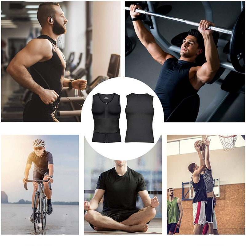 MEN'S VEST NEOPRENE GYM MODELING XXXL Model V01-XXXL
