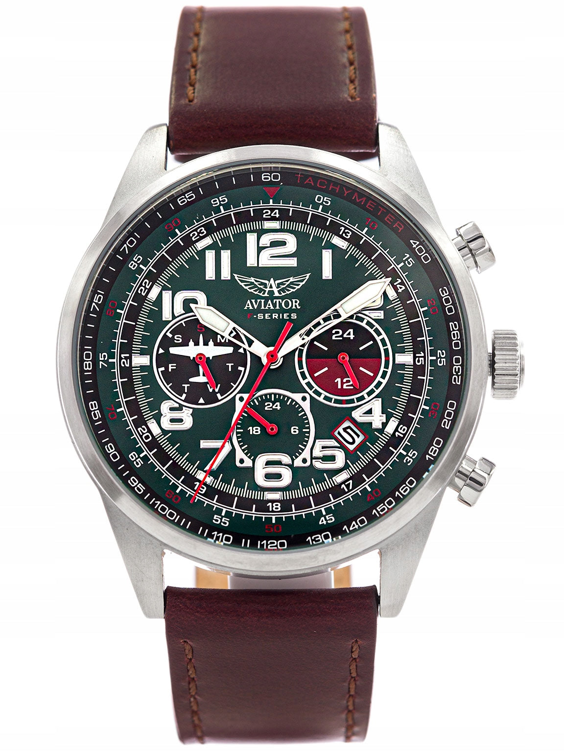 MEN'S WATCH AVIATOR AVW81768G438 F-SERIES DATE ON STRAP Brand Aviator