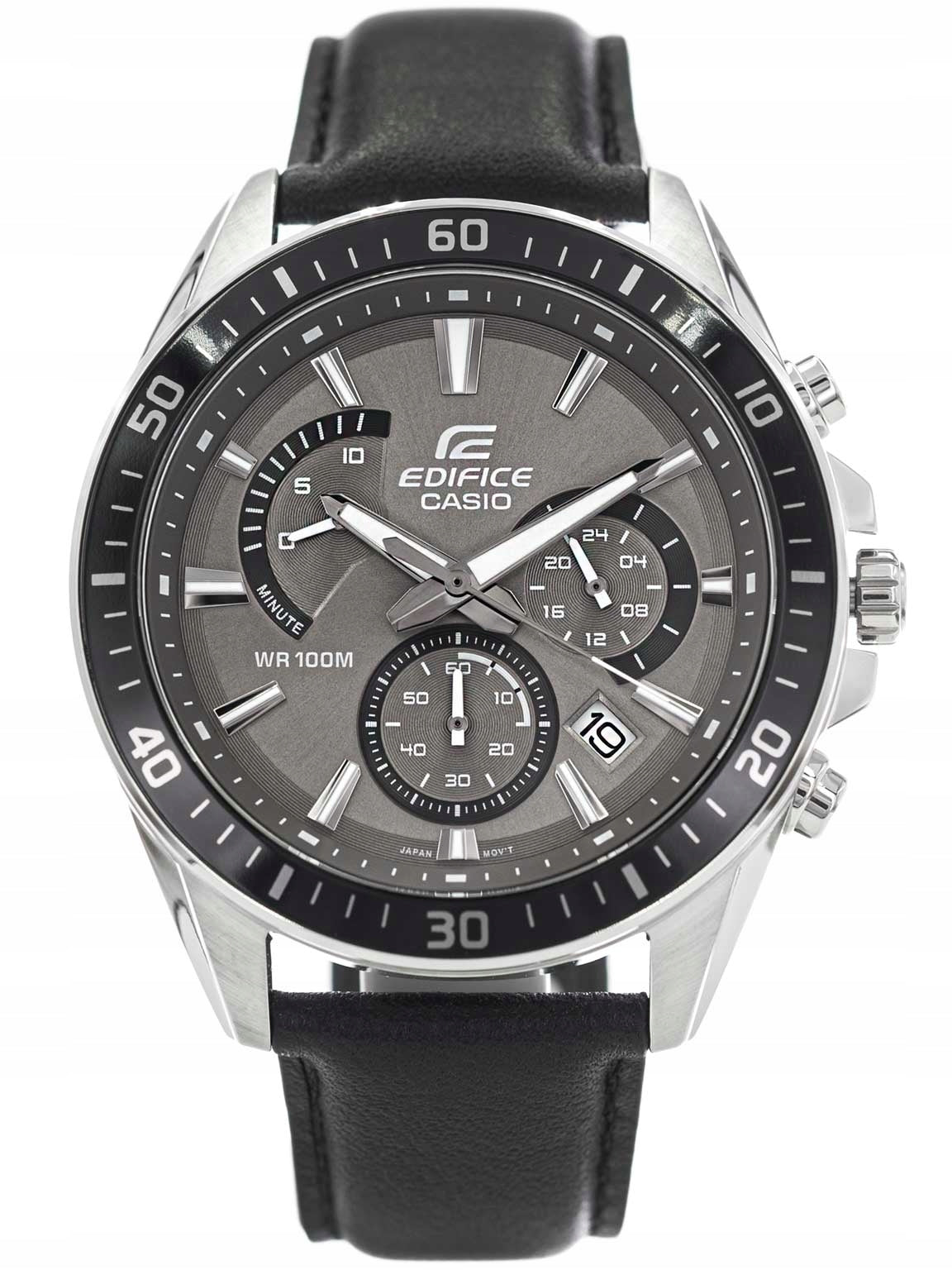 MEN'S WATCH CASIO EFR-552L-5AVUEF EDIFICE WITH CHRONOGRAPH ON STRAP 100M Case color silver
