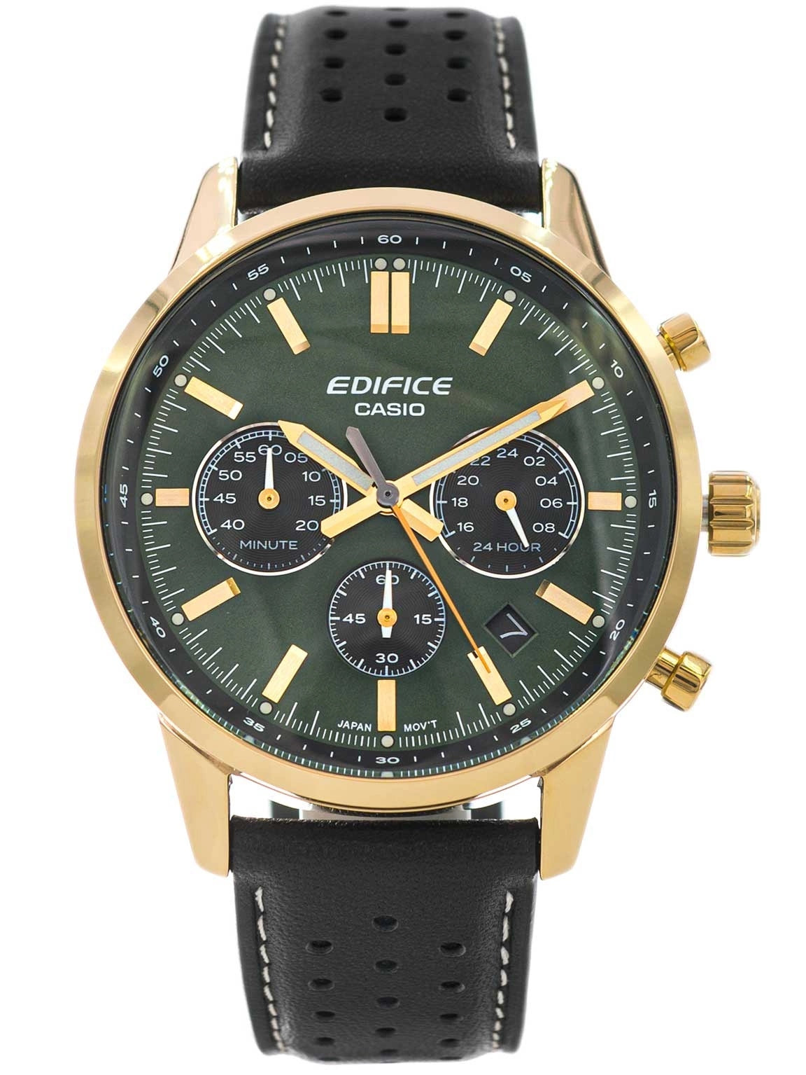 MEN'S WATCH CASIO EFR-575CL-3AEF EDIFICE WITH CHRONOGRAPH ON STRAP 100M Brand CASIO