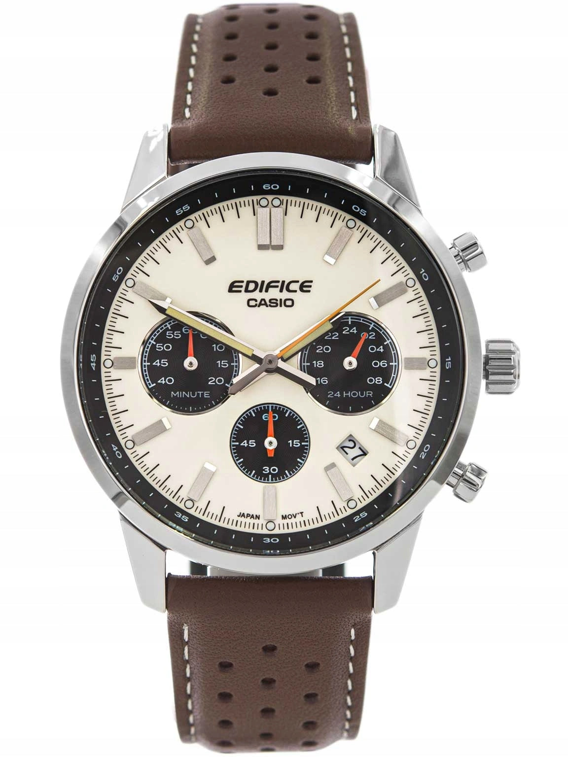 MEN'S WATCH CASIO EFR-575L-7AEF EDIFICE WITH CHRONOGRAPH ON STRAP 100M Packaging status original