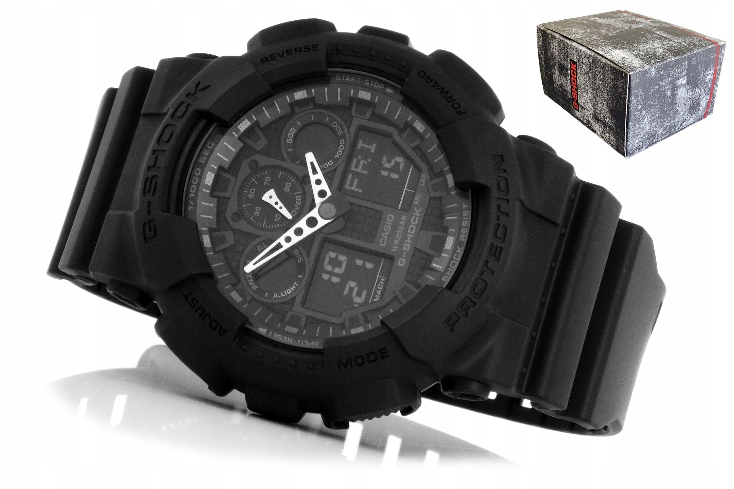 MEN'S WATCH CASIO G-SHOCK GA-100-1A1ER SPORTS + BOX