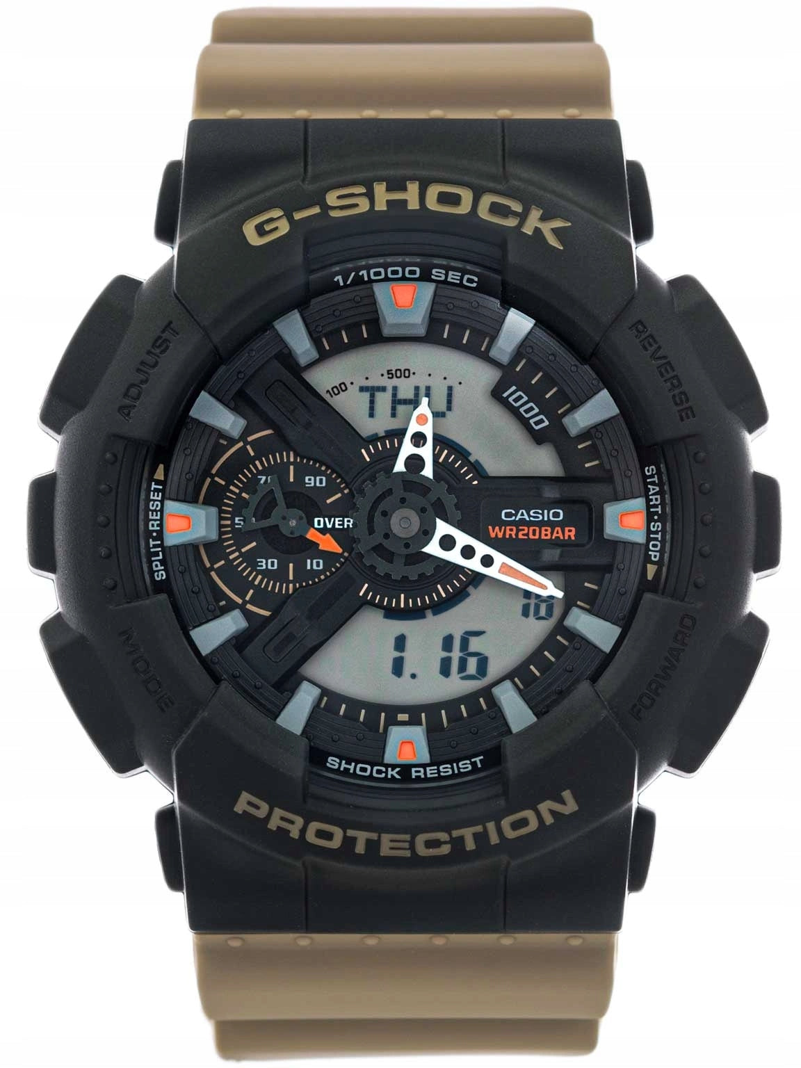 MEN'S WATCH CASIO GA-110TU-1A5ER G-SHOCK FOR SWIMMING ALARM DURABLE Packaging status original
