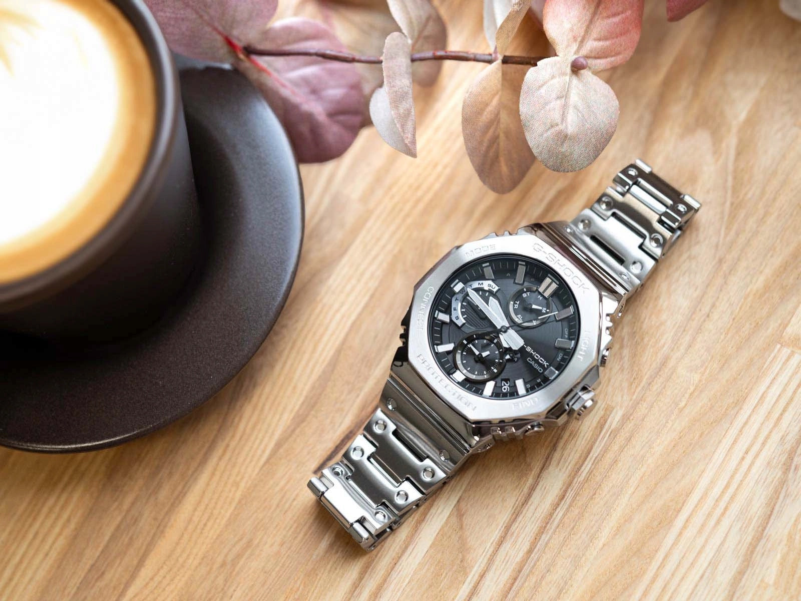 MEN'S WATCH CASIO GMC-B2100D-1AER FULL METAL PREMIUM SOLAR BLUETOOTH Packaging status original