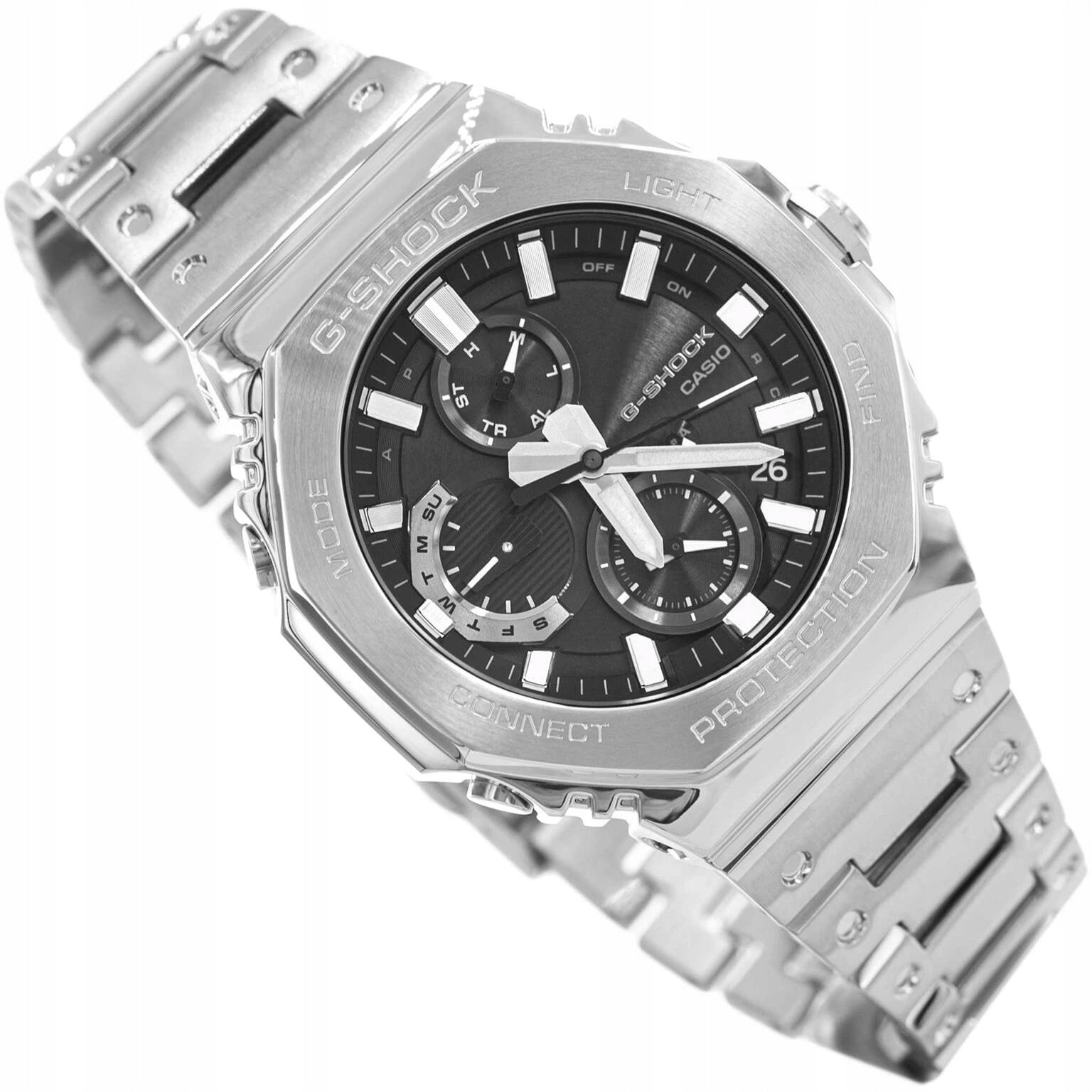 MEN'S WATCH CASIO GMC-B2100D-1AER FULL METAL PREMIUM SOLAR BLUETOOTH
