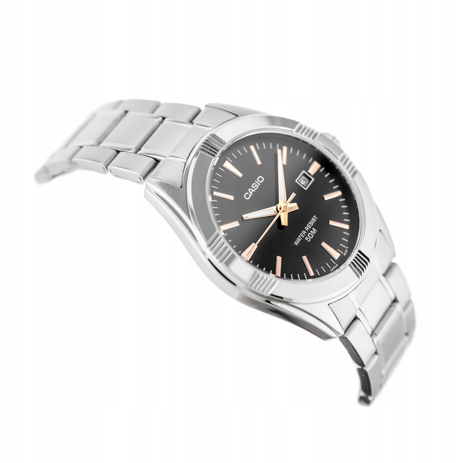 MEN'S WATCH CASIO MTP-1308D-1A2 + BOX +GRAWER Brand CASIO