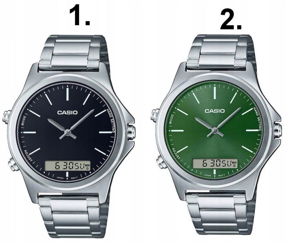 MEN'S WATCH CASIO TYLOR LCD +BOX +GRAWER Packaging status original