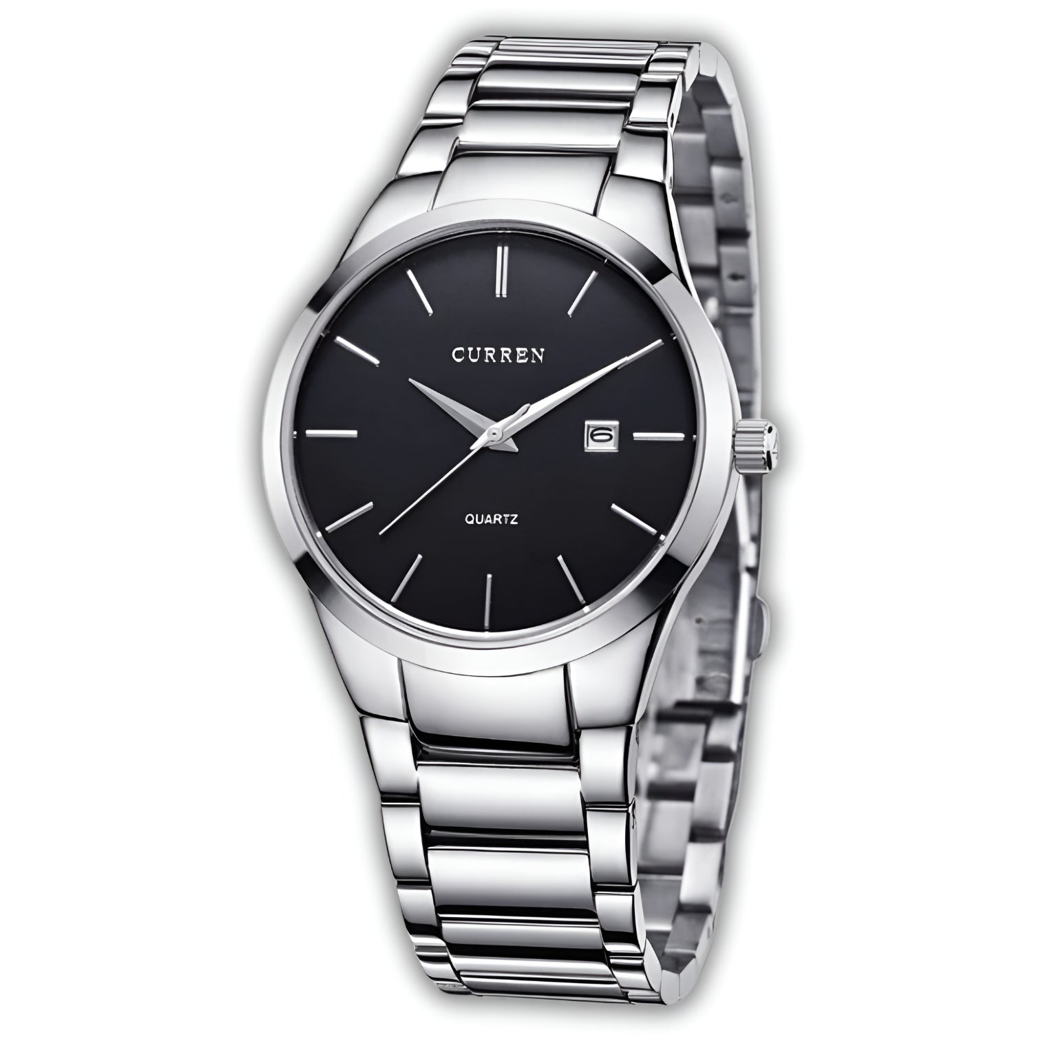 MEN'S WATCH CURREN CLASSIC STEEL ELEGANT DATE 4 COLORS GIFT