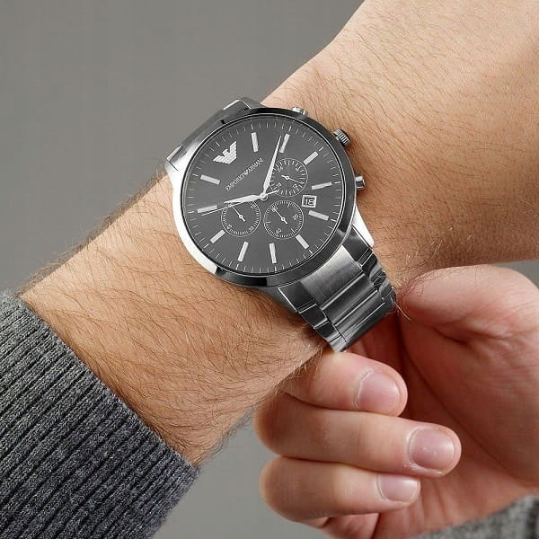 MEN'S WATCH EMPORIO ARMANI AR2460 RENATO + BOX Additional features nickel-free