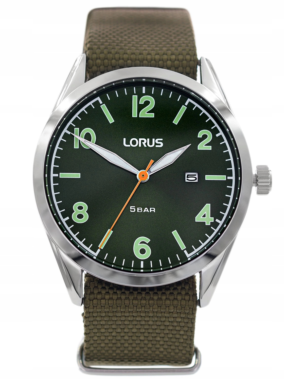 MEN'S WATCH LORUS RH919NX9 NATO DATE CLASSIC Brand Lorus