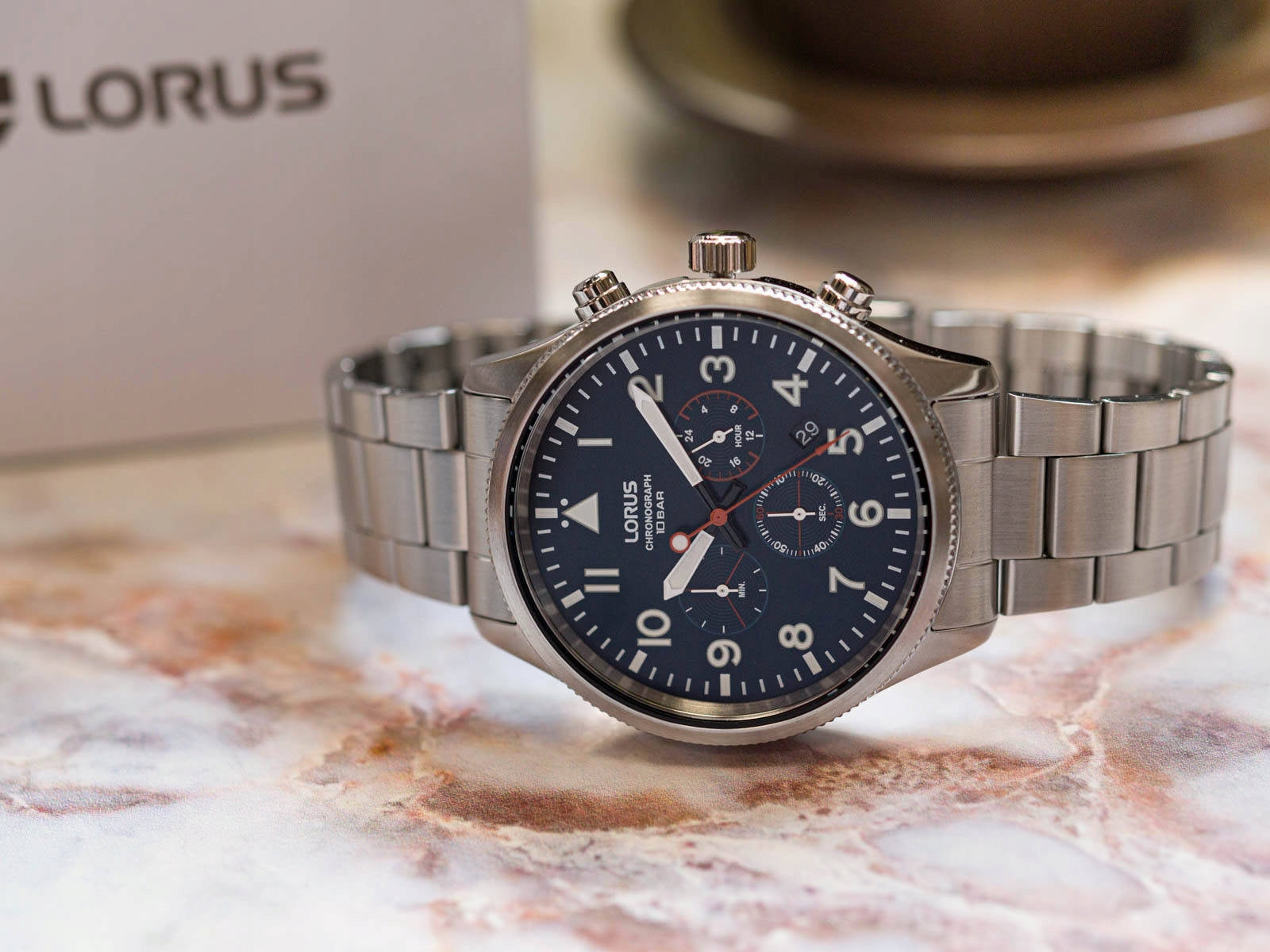MEN'S WATCH LORUS RT365JX9 CHRONOGRAPH DATE Batteries included yes