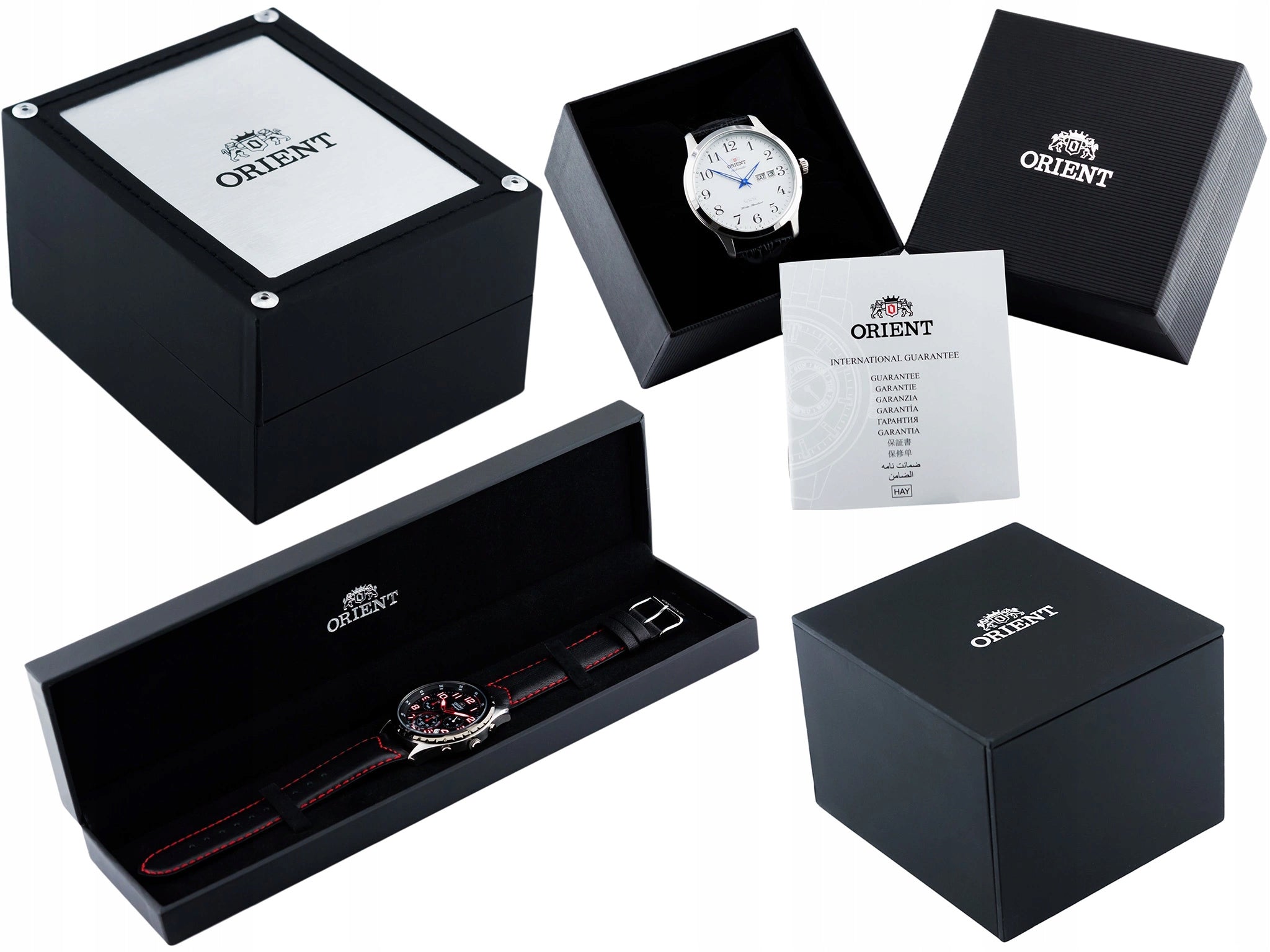 MEN'S WATCH ORIENT RA-AC0M12L30B CLASSIC AUTOMATIC BEIGE ON THE DATE BAR Packaging status original
