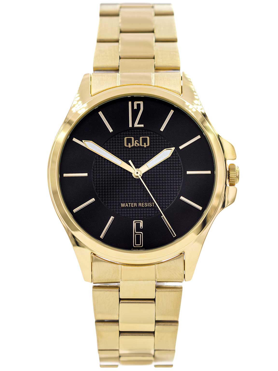 MEN'S WATCH QQ QA06J002Y GOLD ON BRACELET Brand Q&Q