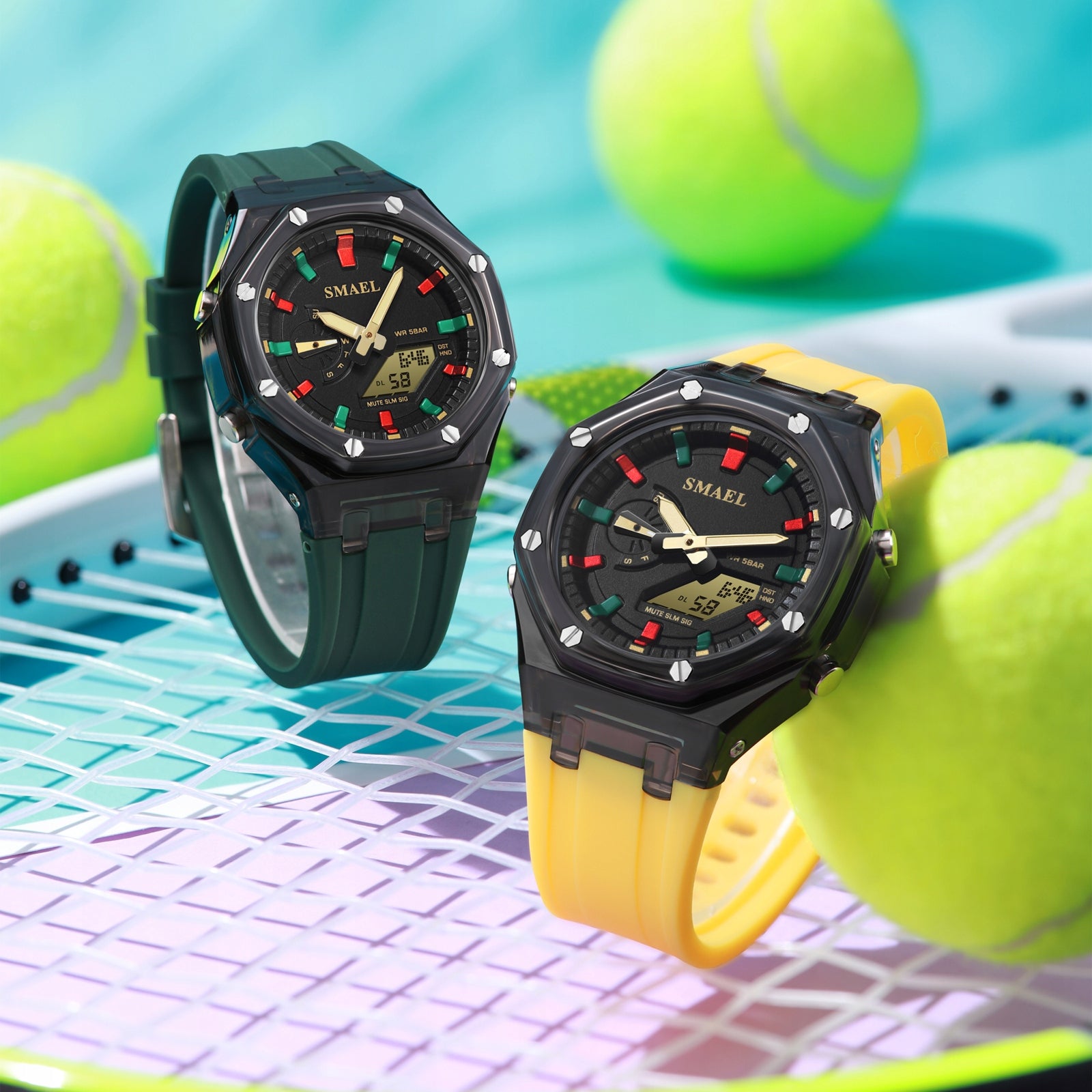 MEN'S WATCH SMAEL SPORTS WATERPROOF STOPWATCH DATE BACKLIGHT Brand no brand