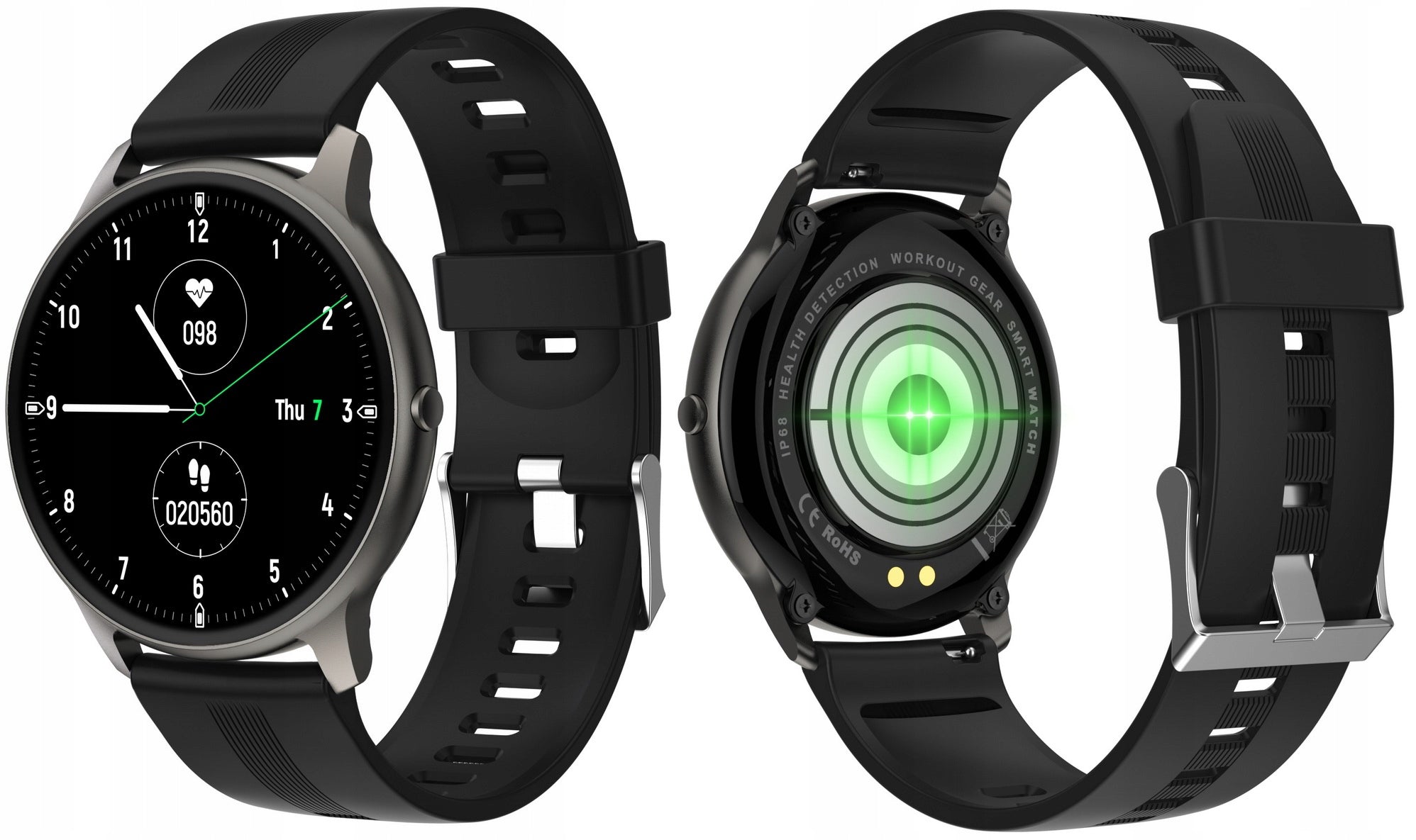 MEN'S WATCH SMARTWATCH HEART RATE MONITOR Brand Sensorr