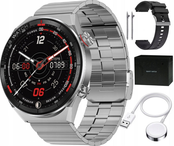 MEN'S WATCH SMARTWATCH TALK BRACELET + STRAP + INDUCTION CHARGER Manufacturer code 6380bb1d-c0ca8a