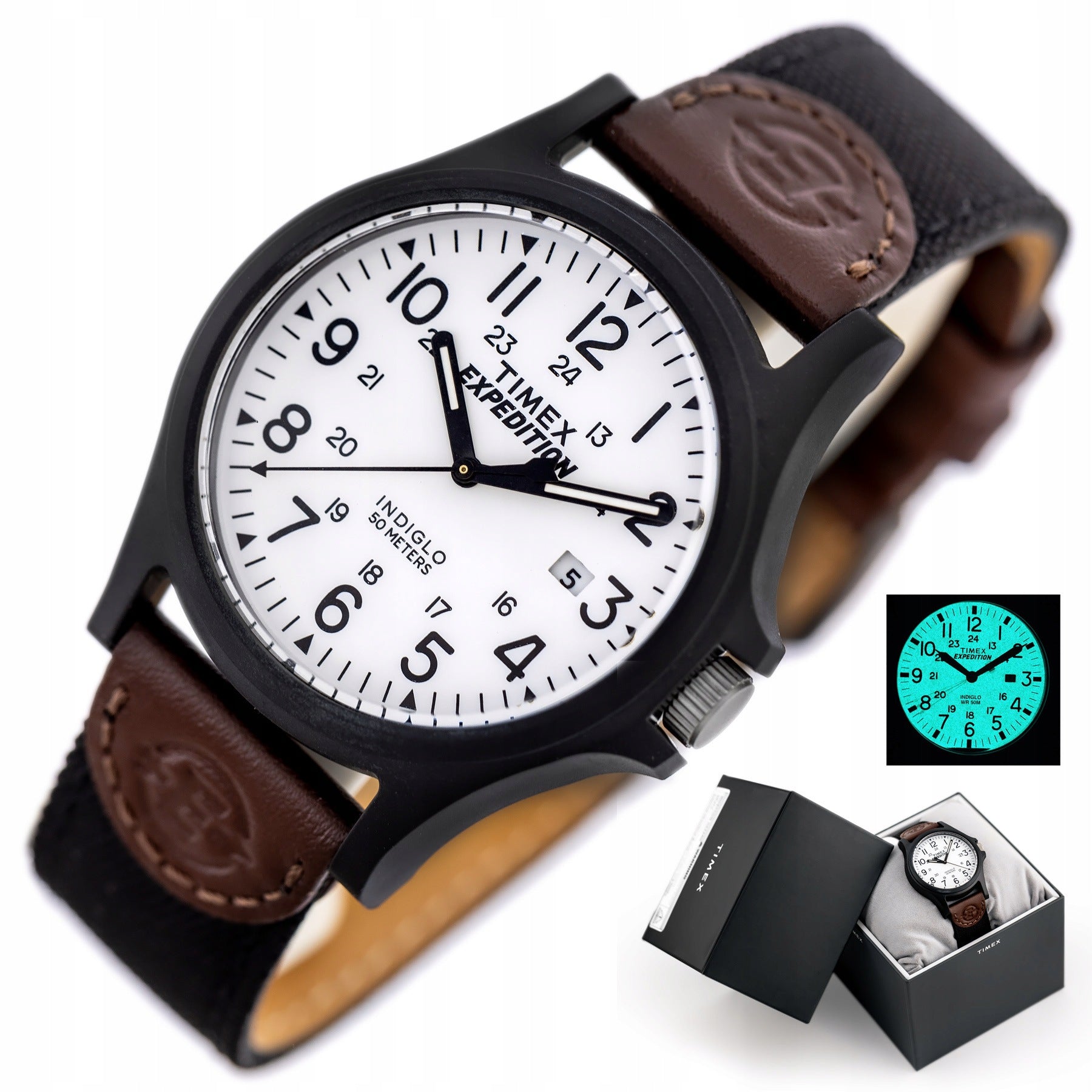 MEN'S WATCH TIMEX EXPEDITION TW4B08200 + BOX + ENGRAVING