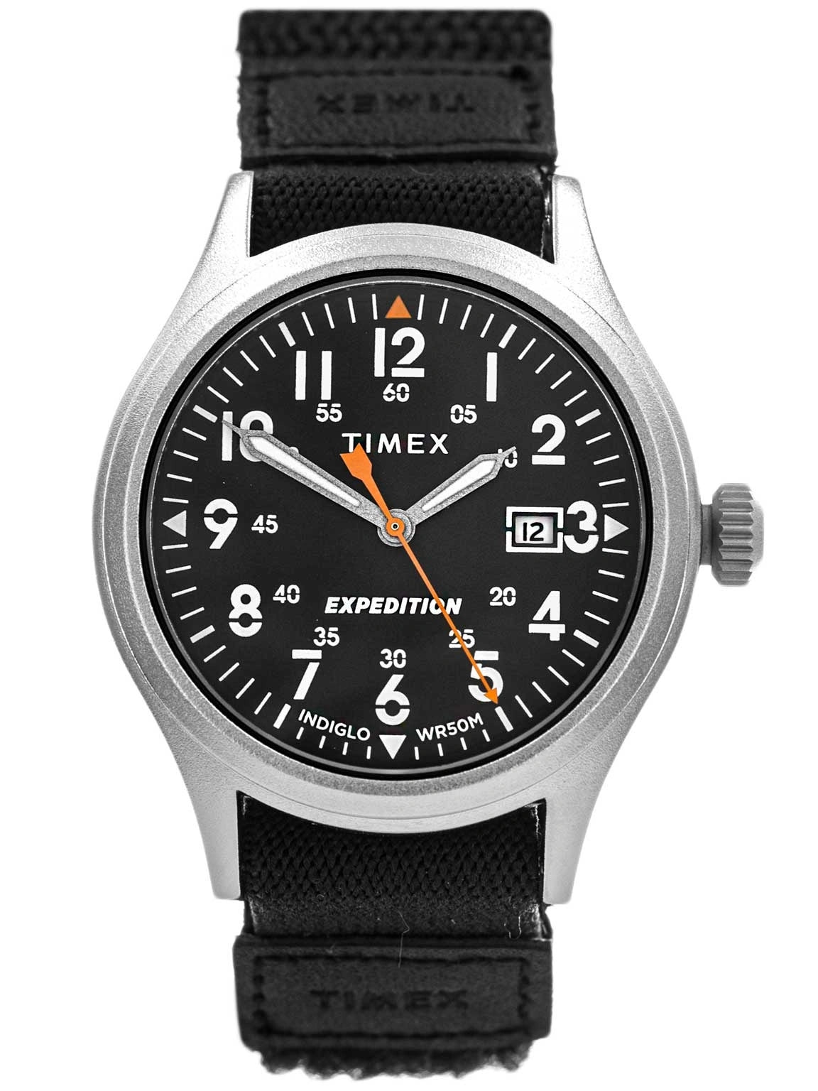 MEN'S WATCH TIMEX TW4B29600 EXPEDITION SCOUT BLACK ON INDIGLO STRAP 50M Packaging status original