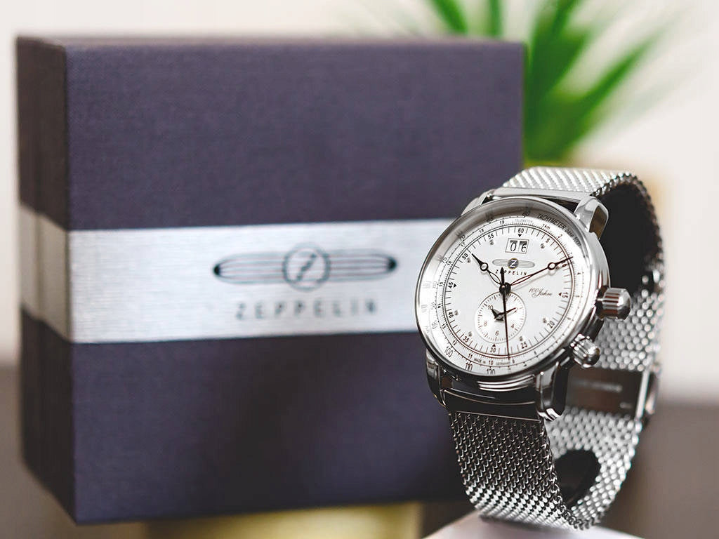MEN'S WATCH ZEPPELIN 7640M-1 100 JAHRE DATA GMT Batteries included yes