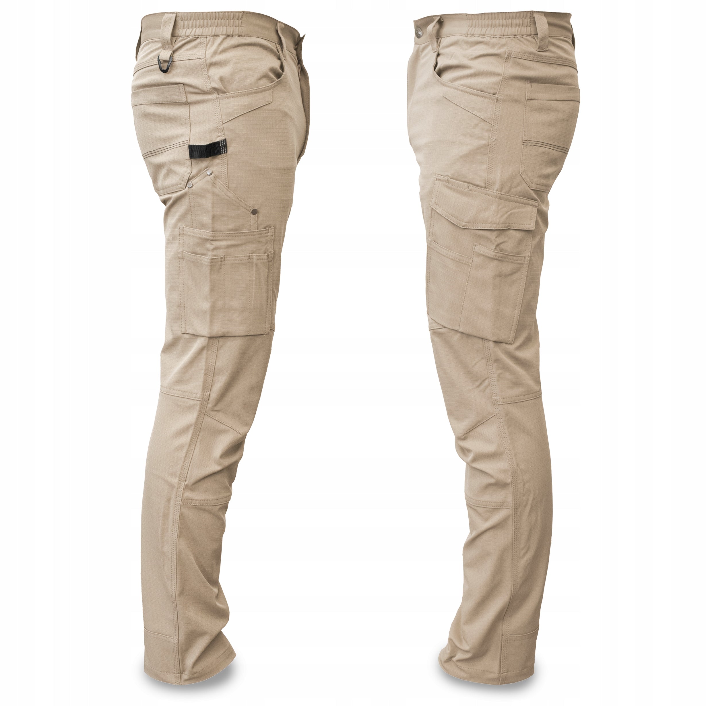 MEN'S WORK PANTS FOR WAIST ELASTIC STRETCH BUSHES STRONG RIPSTOP BHP Brand FORINT