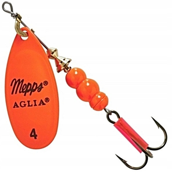 MEPPS AGLIA FLUO ORANGE No. 4 / 9 g THE ORIGINAL PACKED WORLD'S #1 LURE