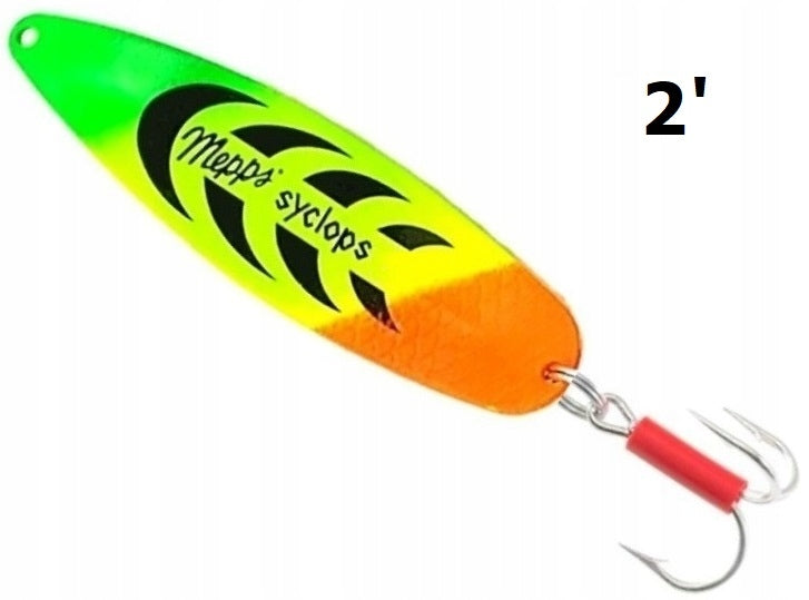 MEPPS SYCLOPS FLUO TIGER GOLD 2' 7.5cm 17gr ORIGINAL PACKED WORLD'S #1 LURE