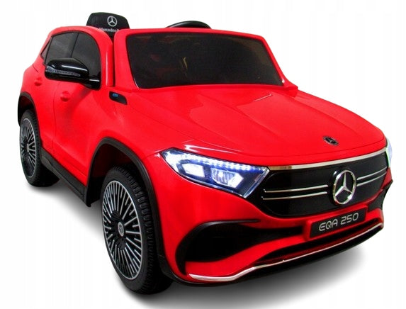 MERCEDES EQA250 Battery-operated car 2 motors PILOT EVA LEATHER ROCKER Brand Mercedes