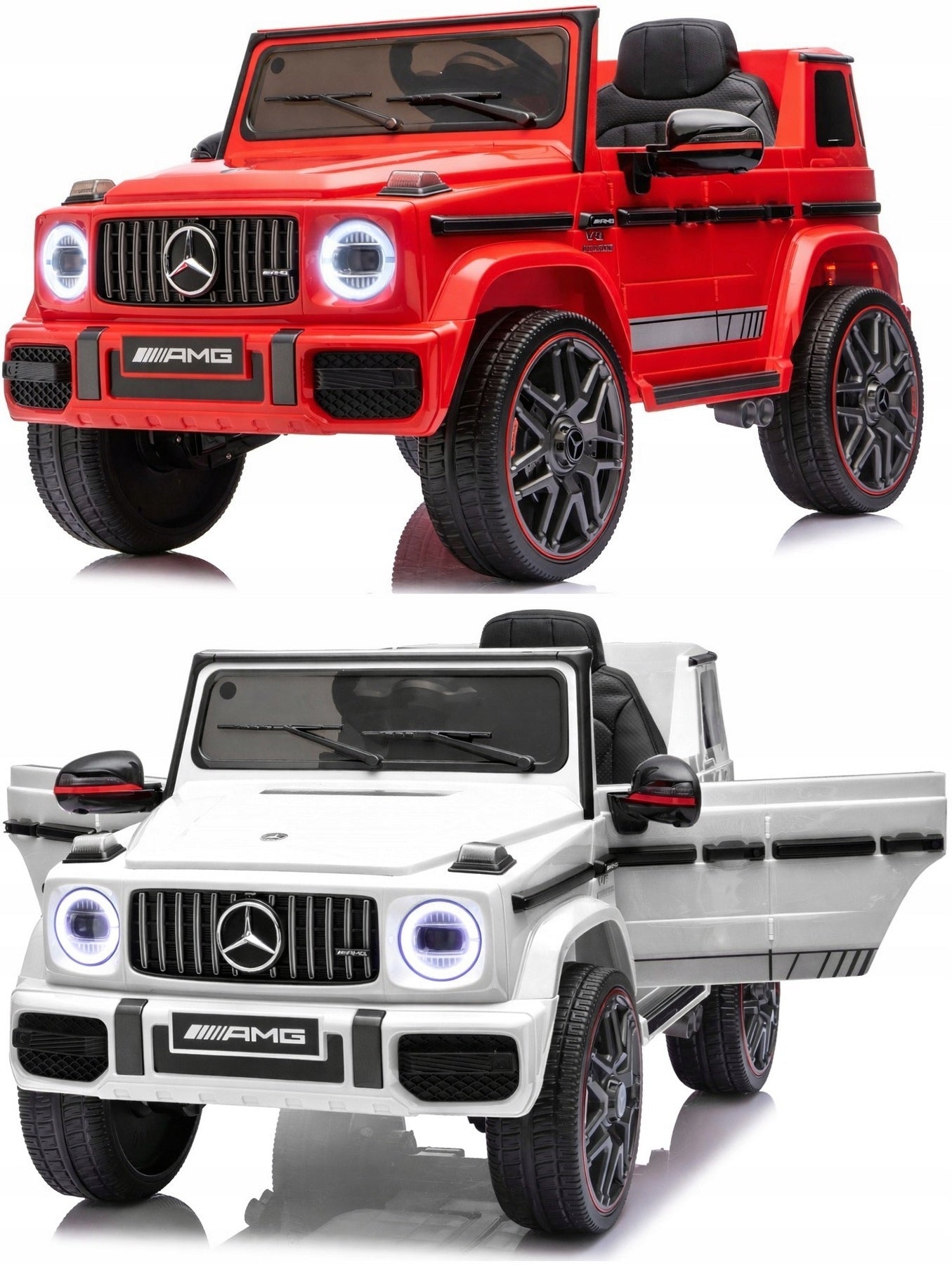 MERCEDES G63 4x4 180W LEATHER, EVA Auto Battery Operated, 12v 9ah, LED, Remote Control Brand PlayHouse
