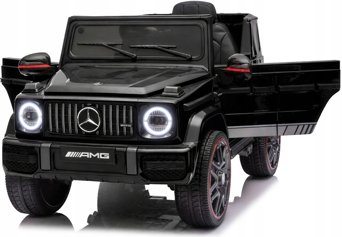 MERCEDES G63 4x4 180W LEATHER, EVA Auto Battery Operated, 12v 9ah, LED, Remote Control Manufacturer code G63-4x4-PH